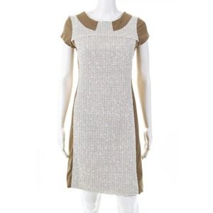 Shannon Mclean Tweed Knit Short Sleeve Dress
